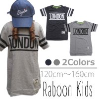 ＊子供服　女の子　ワンピ【RAYALICE rayalice レイアリス】袖ラインロゴプリントワンピ