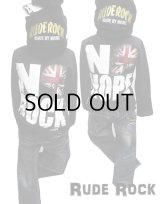 男の必見ＣＯＯＬなロンＴ！【RUDE ROCK rude rock　ルードロック】HOPEユニオンスカルプリントロングＴシャツ　キッズ  KIDS 　100cm 110cm 120cm 130cm 140cm 150cm 160cm