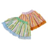 子供服　ベビー　女の子　スカート【Winpie】異柄色レースがキュート過ぎるスカート♪