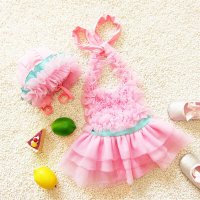 ＊子供服　女の子 水着　スイムウェア　【海外ブランド】furifuriパステルスイムウェア