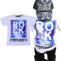 子供服　男の子　Ｔシャツ【RUDE ROCK-ルードロック-】宇宙柄フロッキーＰＴーＴee