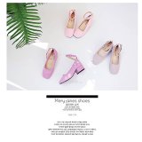 子供服 女の子 韓国子供服 靴【peach&cream】ストラップパンプス