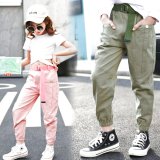 ＊子供服　女の子 男の子 【海外ブランド】ベルトカーゴパンツ