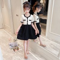 ＊子供服　女の子 【海外ブランド】レース切り替えワンピ