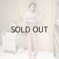 ＊子供服　女の子【海外ブランド】メッシュボレロワンピ