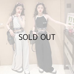 画像1: ＊子供服　女の子 【海外ブランド】キャミロゴセット