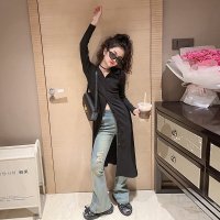 ＊子供服　女の子【海外ブランド】ロングカーデ