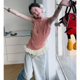 ＊子供服　女の子【海外ブランド】チェックネック