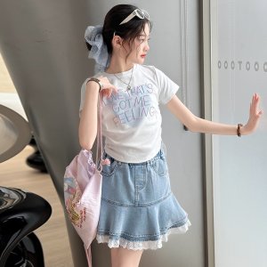 画像1: ＊子供服　女の子 【海外ブランド】ハートTee　セット