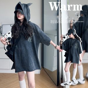 画像1: ＊子供服　女の子【海外ブランド】デビルパーカー