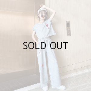 画像1: ＊子供服 女の子 【海外ブランド】Aセットアップ (1)