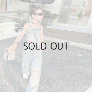 画像1: ＊子供服　女の子 【海外ブランド】denimキャミセット (1)