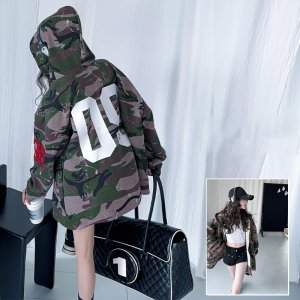 画像1: ＊子供服　女の子【海外ブランド】迷彩ジャケット (1)