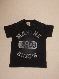 画像1: 激安セール　キッズ　子供服　トップス　Ｔシャツ　MARINEバックワッペンＴシャツ