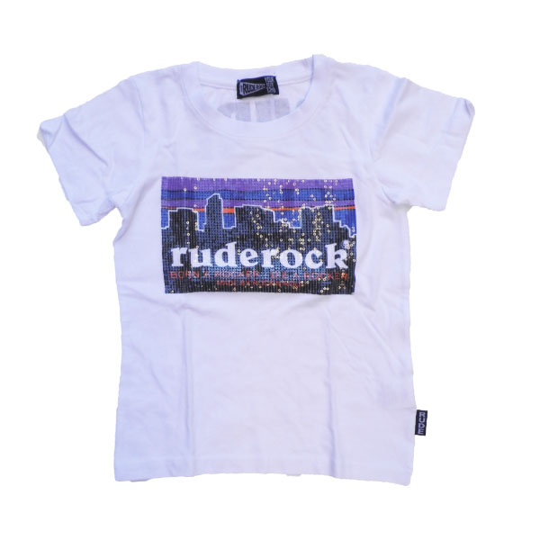 子供服 男の子 半袖ｔ Rude Rock ルードロック クリアスパンｃｉｔｙ 半袖ｔ バックロゴもかっこいい Raboon Kids