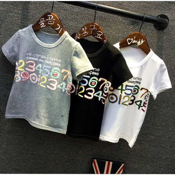 子供服 女の子 Tシャツ 海外ブランド ナンバーステッチpt T Raboon Kids