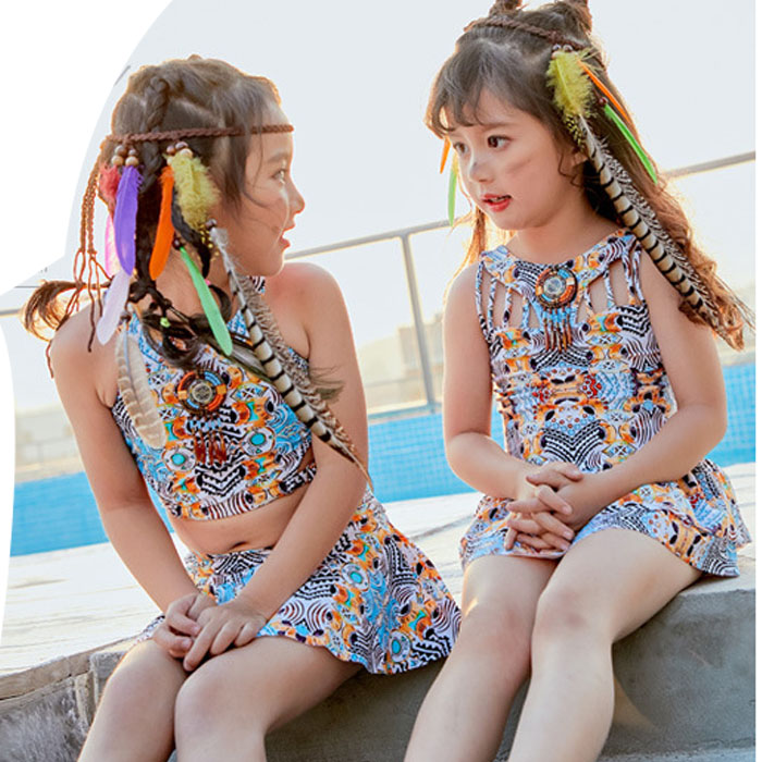 子供服 女の子 水着 スイムウェア 海外ブランド インディアンセパレート Raboon Kids